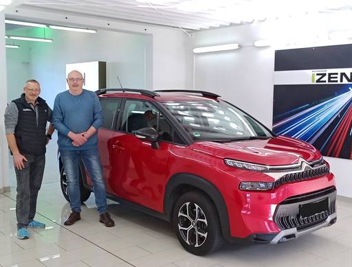 Bild: April 2026: Herzlichen Glückwunsch Herr Wohlleben zu ihrem neuen Auto.
