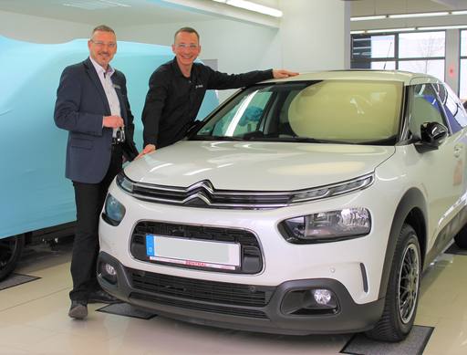 Bild: Februar 2020: Herzlichen Glückwunsch Herr Ruppe zu ihren neuen Citroen C4 Cactus.
